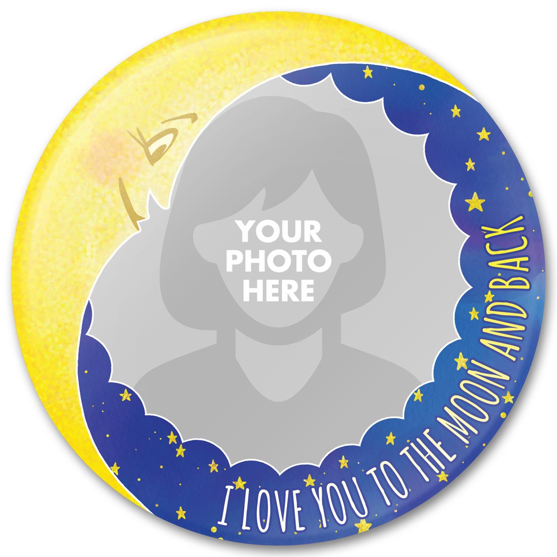 I Love You To The Moon And Back - Baby Photo Frame