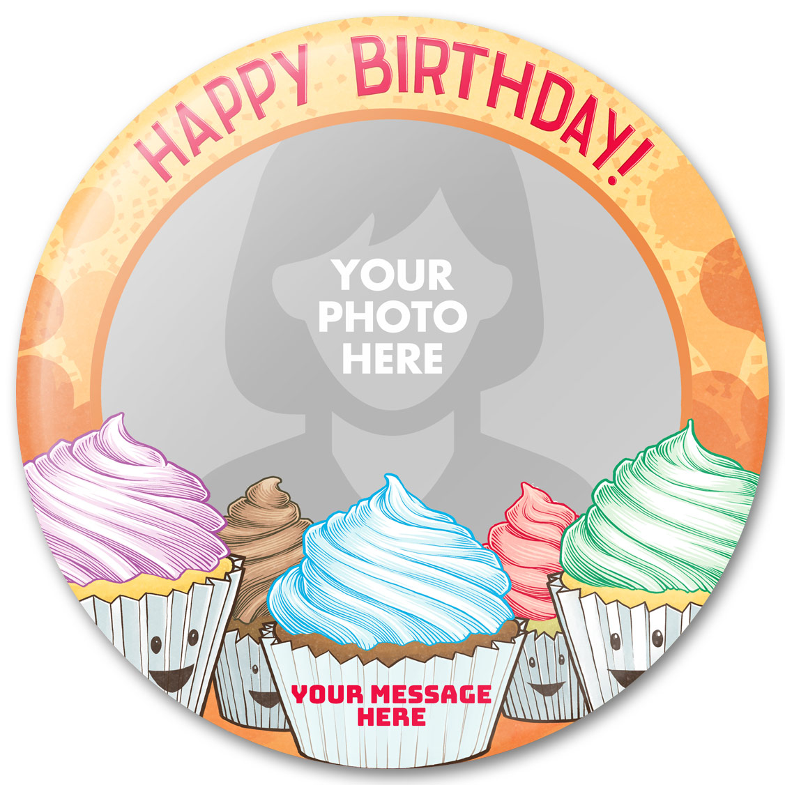 Party Presents - Birthday Button Design