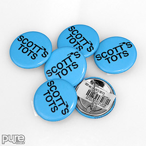 The Office NBC Official Merchandise - Custom Buttons - Scotts Tots