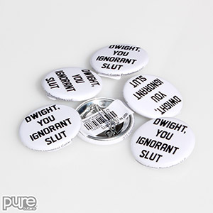 The Office NBC Official Merchandise - Custom Buttons - Dwight